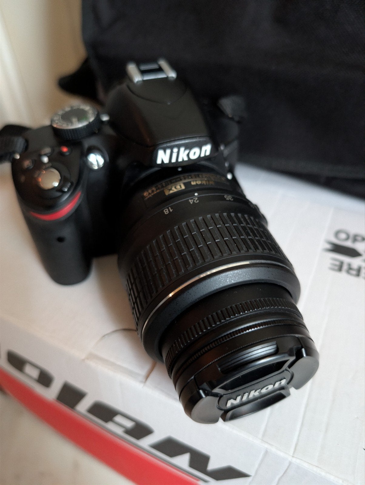 Nikon D3200 Digitale Camera met Tas, Lader en Filter, Gebruikt, Spiegelreflex, Ophalen of Verzenden, 4 t/m 7 keer