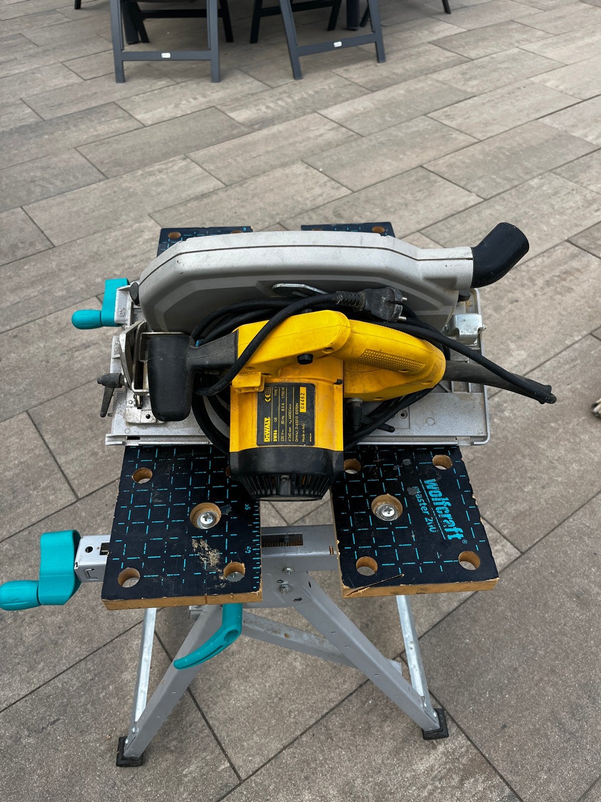 Dewalt DW86 Cirkelzaag 1700W - Krachtig en Betrouwbaar, Doe-het-zelf en Verbouw, Gereedschap | Zaagmachines, Ophalen, Gebruikt
