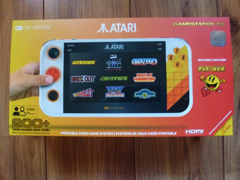 Atari Gamestation Go Handheld Game Console, Spelcomputers en Games, Met games, Overige modellen, Ophalen of Verzenden, Zo goed als nieuw