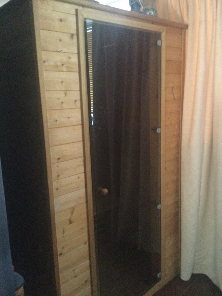 Thuis sauna, Ophalen, Zo goed als nieuw, Infrarood, Complete sauna