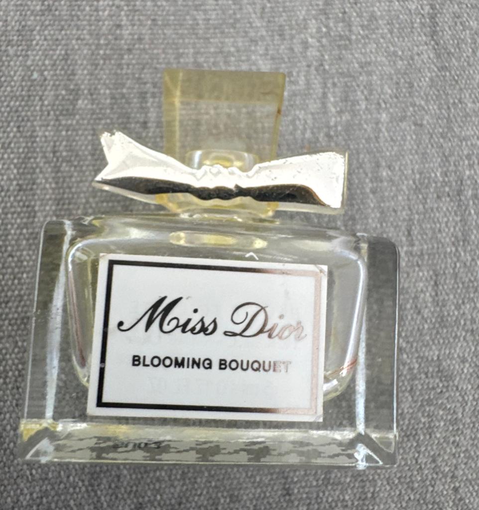 Lege Mini Flacon Miss Dior Blooming Bouquet (Verzamelobject), Ophalen of Verzenden, Gebruikt