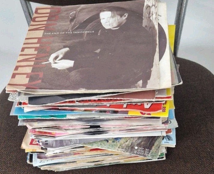 Collectie vinyl singles Diverse genres, Ophalen, LP, Gebruikt, Overige genres