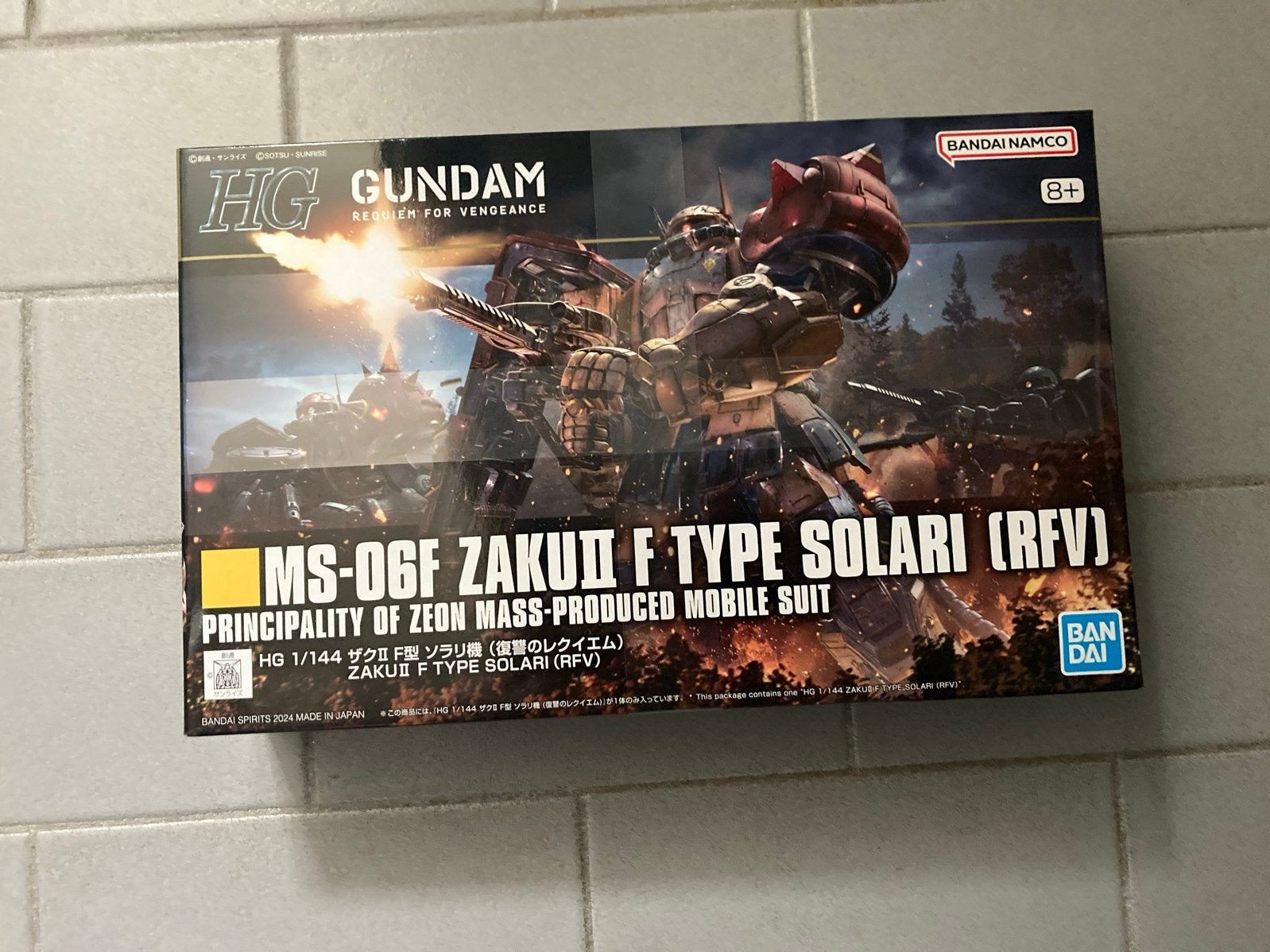 Bandai HG 1/144 MS-06F Zaku II F-Type Solari (RFV), Verzenden, Nieuw, 1:144 of kleiner