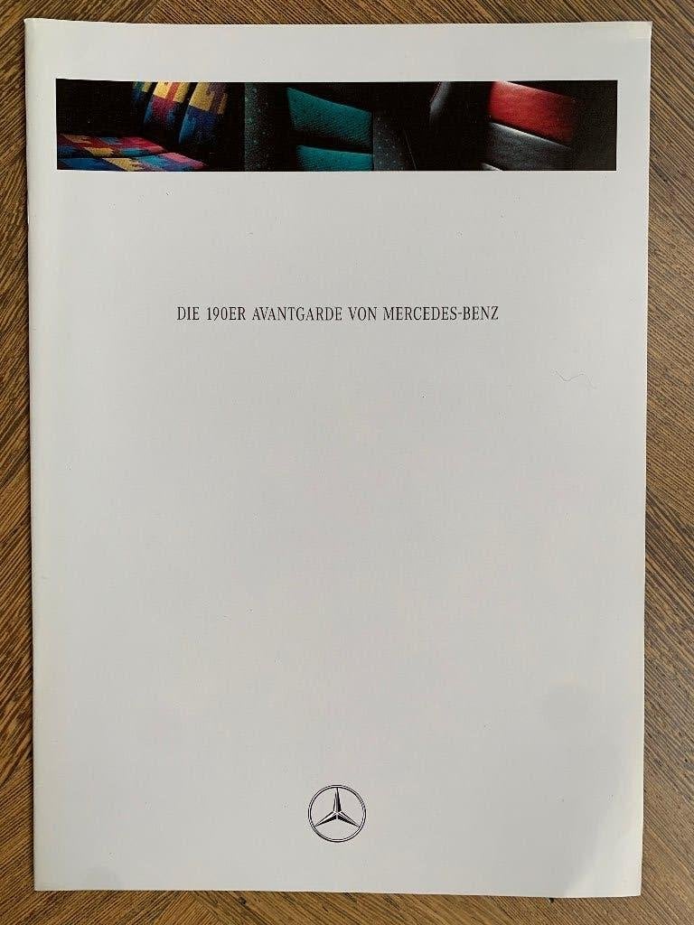 Brochure Mercedes-Benz 190 Avantgarde W201 1992 nieuw, Nieuw, Mercedes-Benz, Mercedes, Ophalen of Verzenden