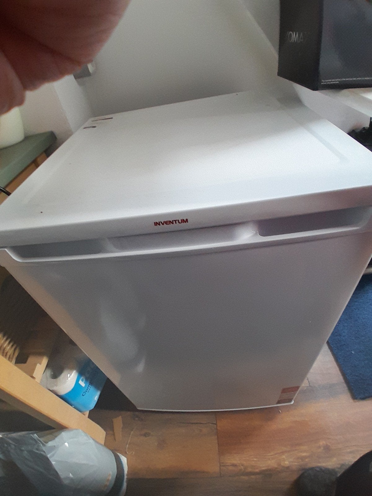 Inventum VR550 Vrijstaande Vriezer, Gebruikt, 75 tot 100 liter, Met aparte vriezer, 45 tot 60 cm