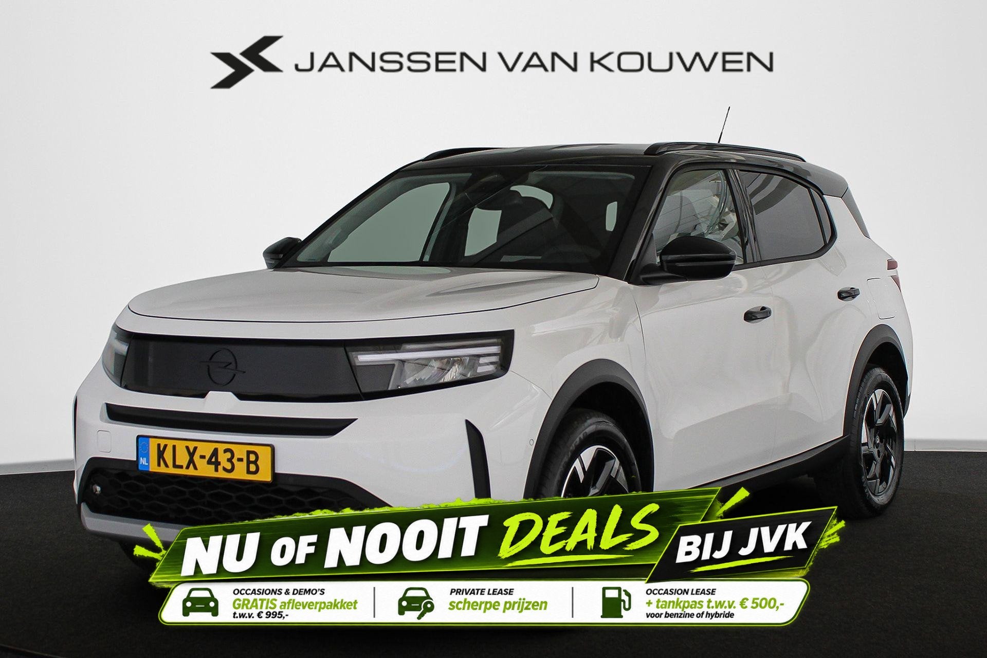 Opel Frontera Extended range Electric GS 54 kWh Stuur-Stoelv, Auto's, Stof, Gebruikt, Wit, Frontera