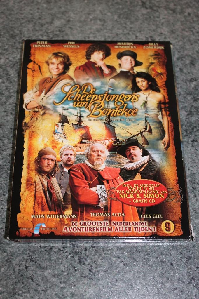 DVD De scheepsjongens van de bonte koe, Vanaf 9 jaar, Ophalen of Verzenden, Zo goed als nieuw