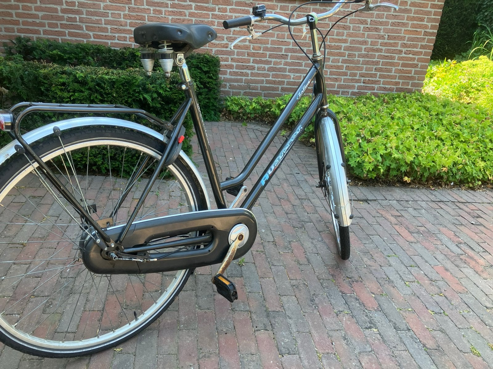 Damesfiets met 3 versnellingen, trommelremmen en verlichting, Fietsen en Brommers, Versnellingen, Trommelrem, Ophalen, Overige merken