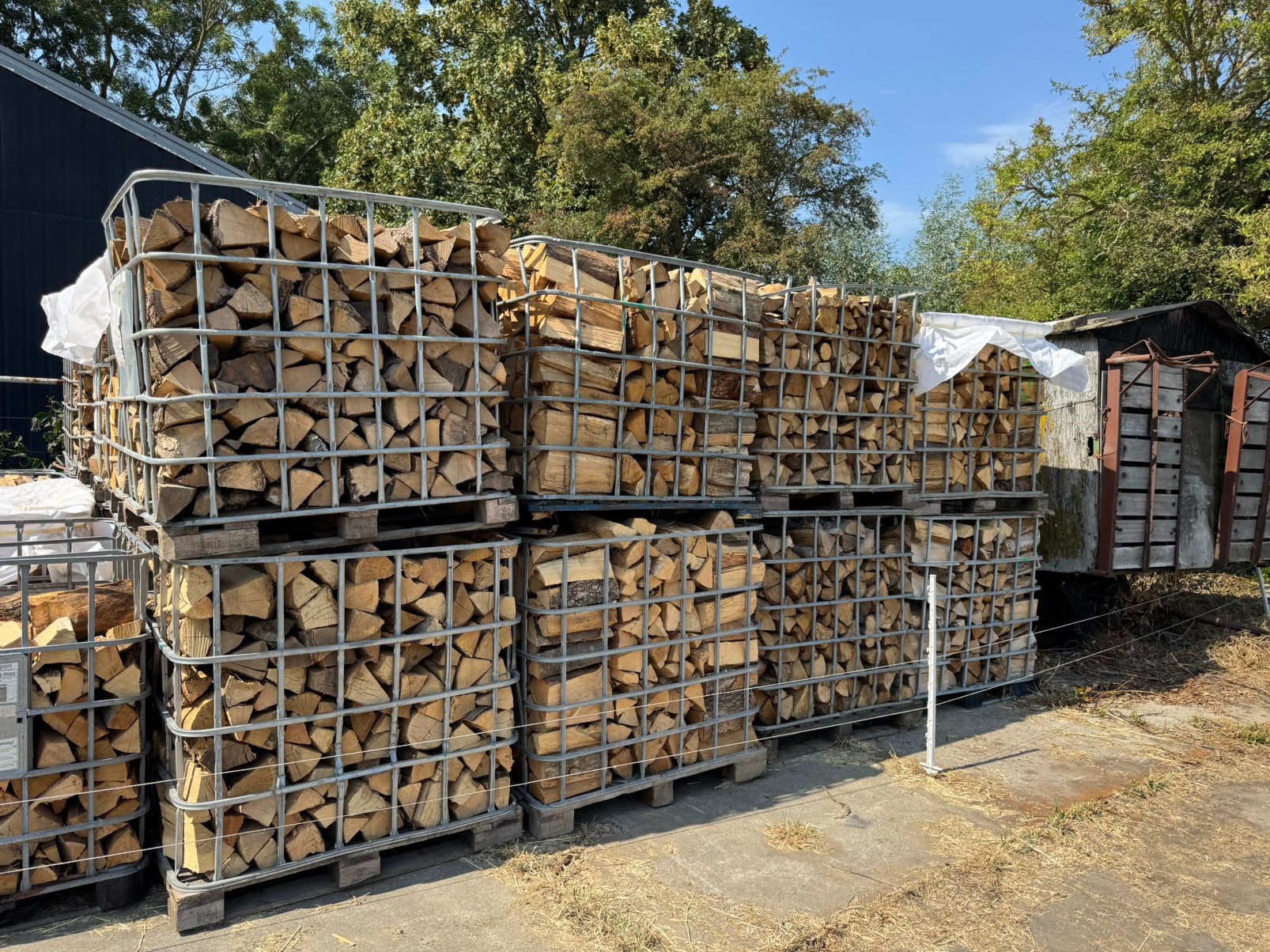 Haardhout 30-35 cm – Eik, Beuk, Es – €289 incl. bezorging, 6 m³ of meer, Ophalen