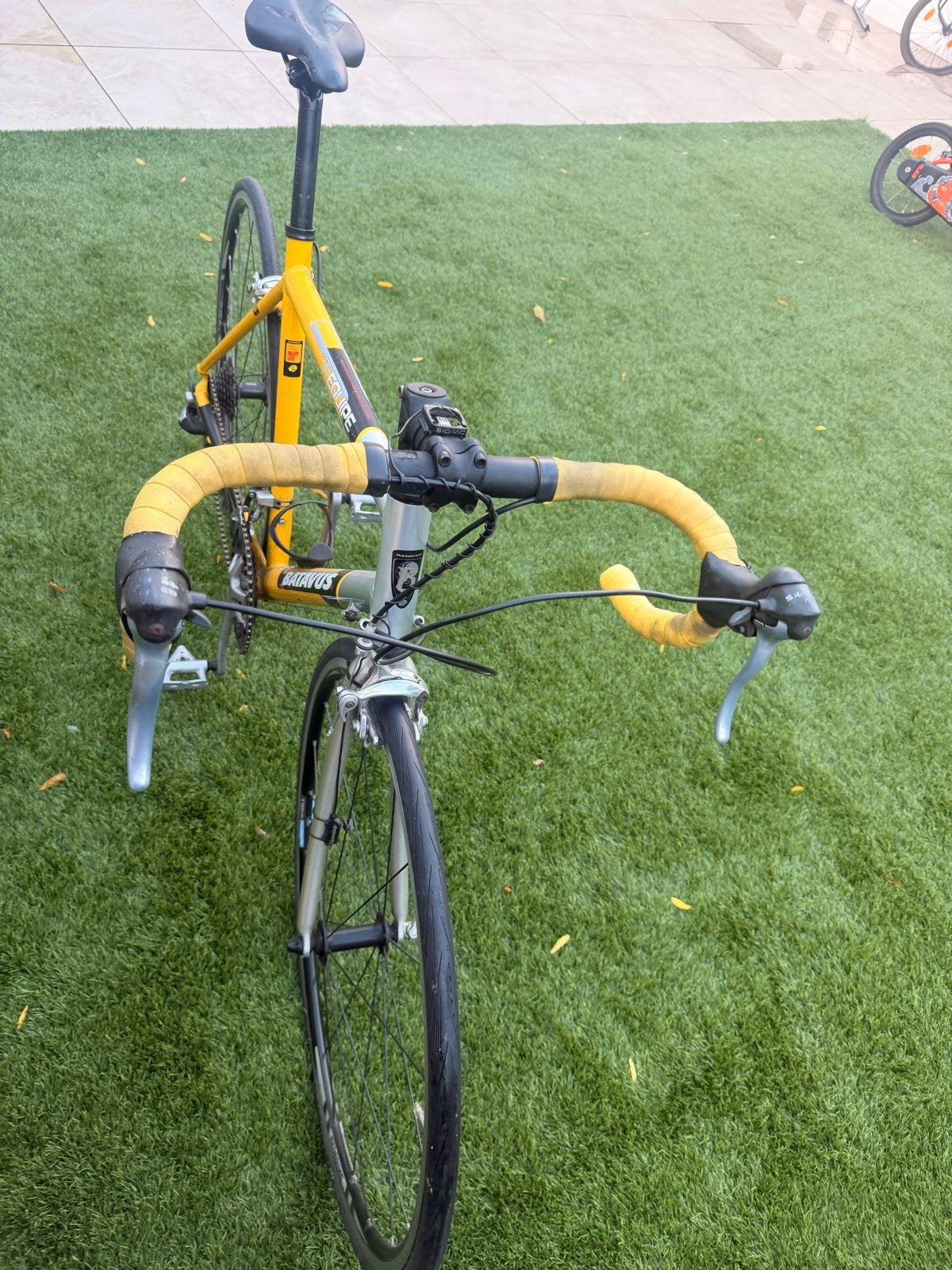 Batavus RR Equipe Racefiets - Geel/Zilver, Fietsen en Brommers, 28 inch, Gebruikt, Batavus, Aluminium