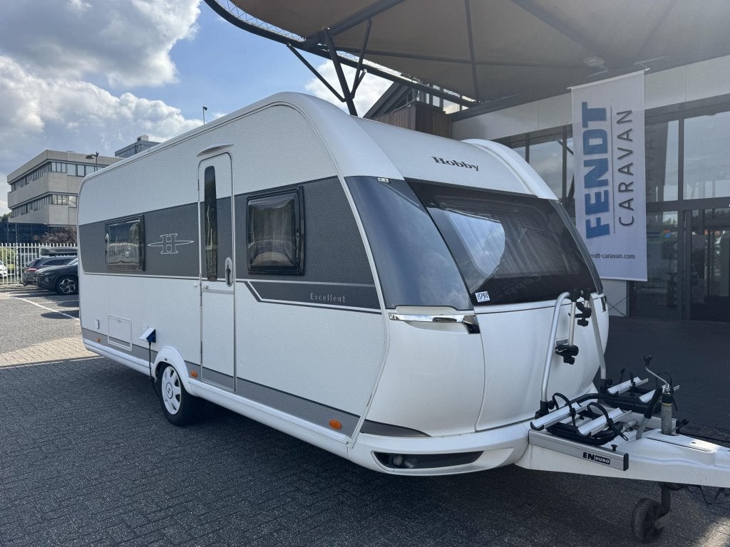 Hobby Excellent 540 WLU 2016 MOVER + LUIFEL!!!, Standaardzit, Hobby, 2 aparte bedden, Bedrijf