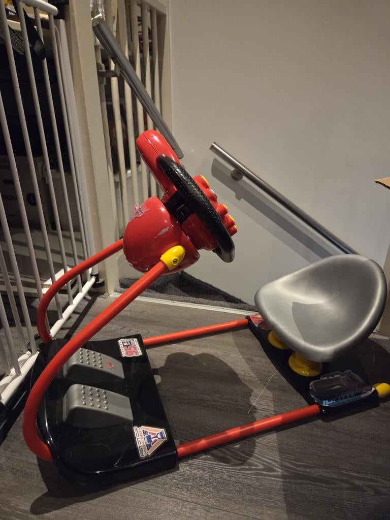 Cars 3 Lightning McQueen Race Simulator, Ophalen of Verzenden, Gebruikt