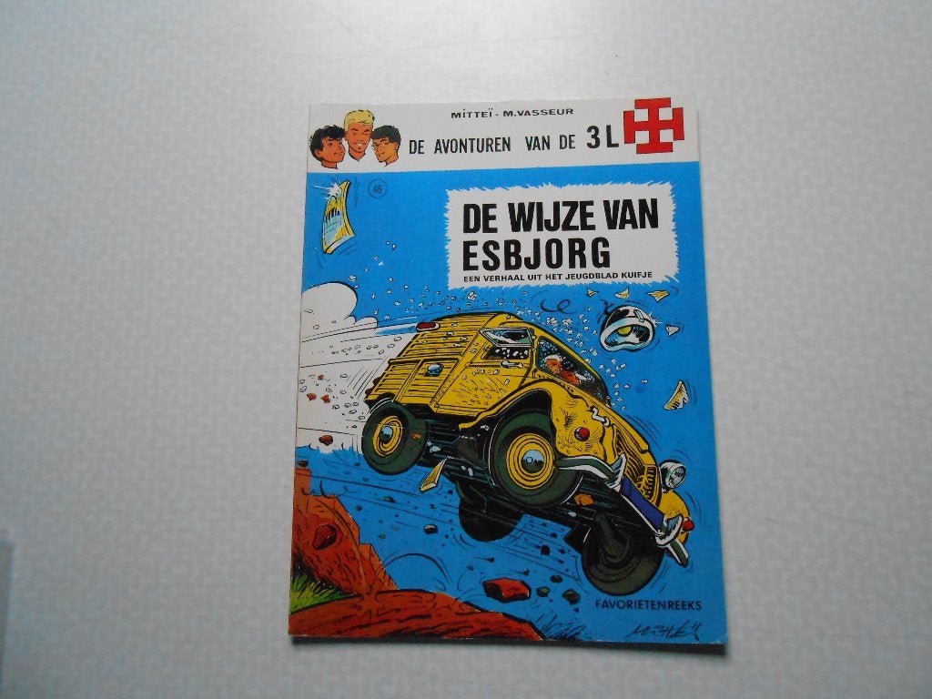 3L De wijze van Esbjorg 1976 1 ste druk. Lombard., Mitteï, Eén stripboek, Nieuw, Ophalen of Verzenden