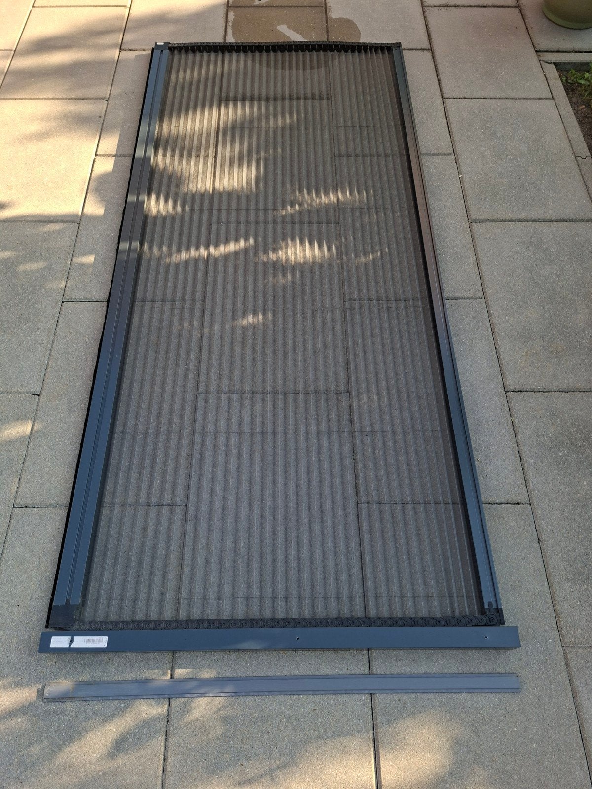 Plissé Hordeur ZGAN! 205 X 95, Ophalen, Zo goed als nieuw, Hordeur, 200 tot 215 cm