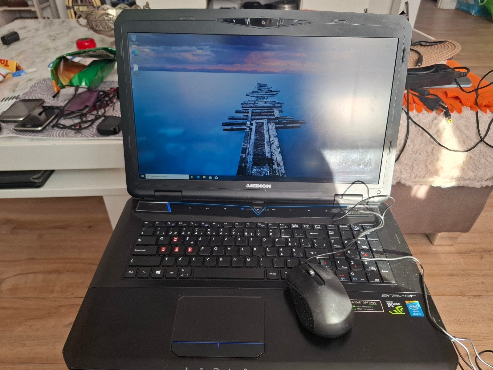 Medion Erazer X7826 Gaming Laptop - Intel i7, GTX 770M, Ophalen, Gebruikt, Met videokaart, 2 tot 3 Ghz