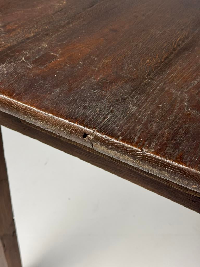 Franse eettafel antiek 19e eeuw eiken, Ophalen of Verzenden