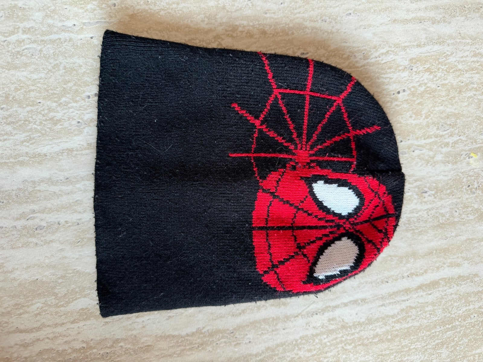 Gratis Spiderman Muts - Stoere muts voor jongens, Kinderen en Baby's, Ophalen, Gebruikt, Jongen, Muts