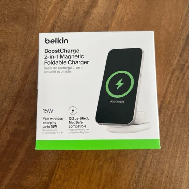 Belkin BoostCharge 2-in-1 Magnetische Oplader, Telecommunicatie, USB-C, Draadloze oplader, Nieuw, Ophalen of Verzenden