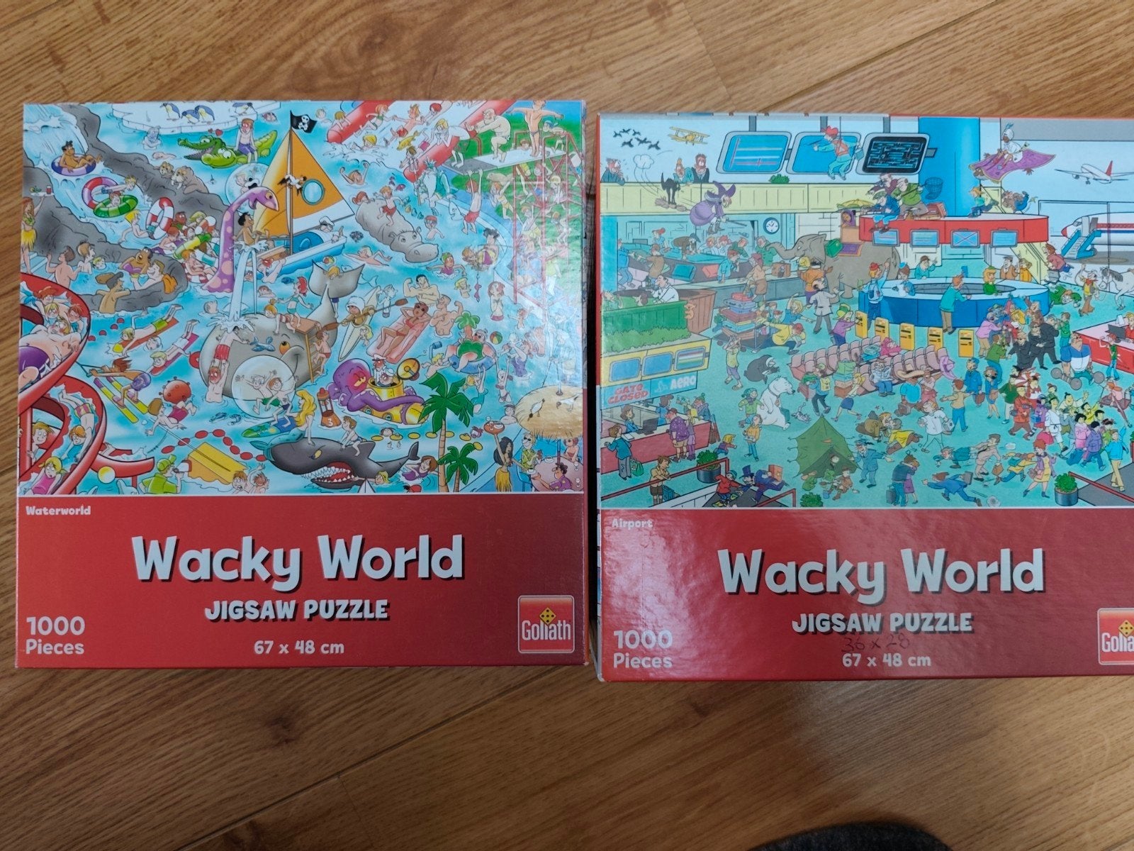 Wacky World puzzels 1000 stukjes, Ophalen, 500 t/m 1500 stukjes, Zo goed als nieuw