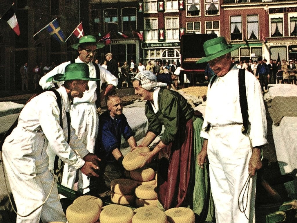 806346 Alkmaar kaasmarkt NH Nette oude kaart onbeschreven, Ophalen of Verzenden, 1960 tot 1980, Ongelopen, Noord-Holland
