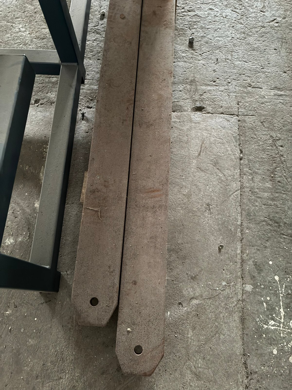 linde Lange Heftrucklepels 160x14x5 cm, Ophalen, Gebruikt