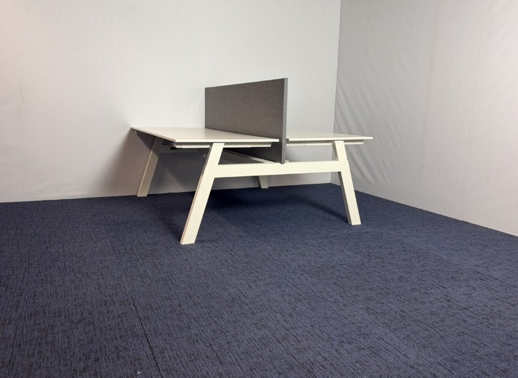 4 x Bench bureau Drentea PiqNiq (slinger) - 180 x 170 cm., Huis en Inrichting, Ophalen, Gebruikt, 180 cm, Duo-bureau
