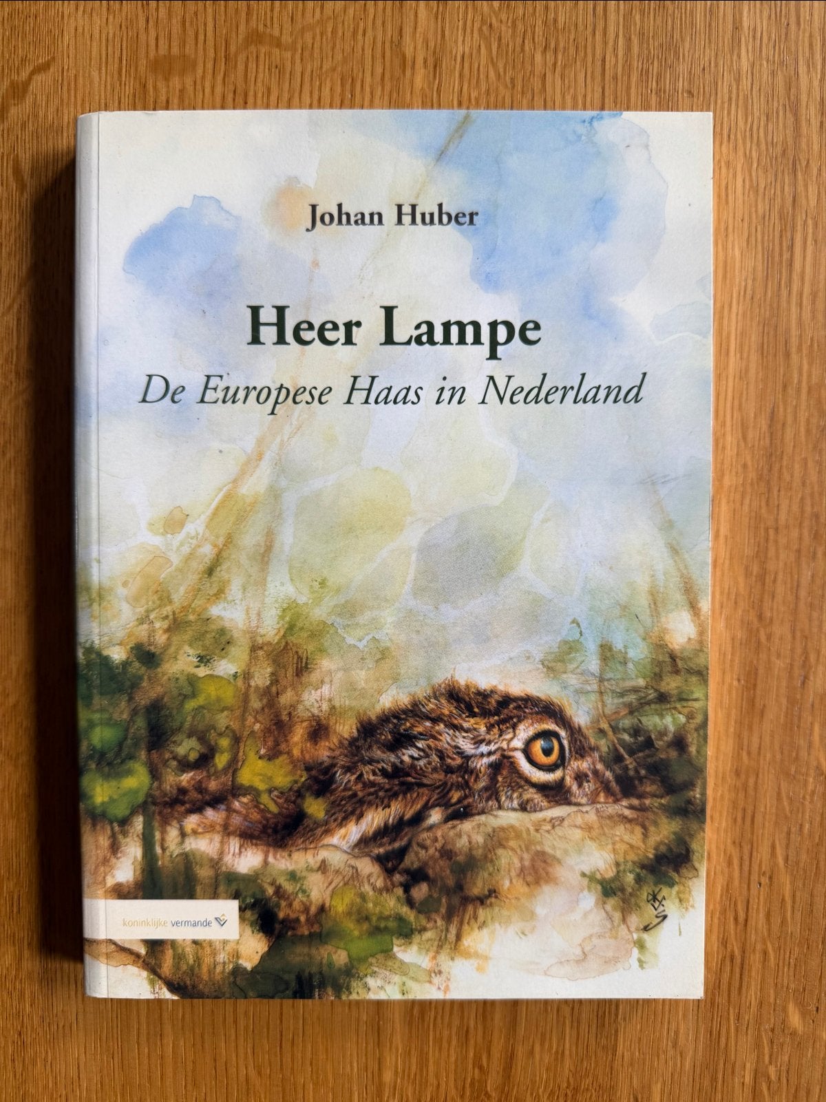 Heer Lampe: Europese Haas in Nederland - Gesigneerd- Jacht, Ophalen of Verzenden, Zo goed als nieuw, Natuur algemeen