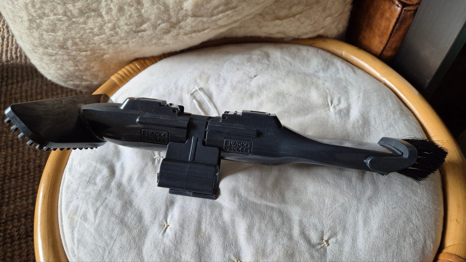 Black & Decker zwart 2-in-1 opzetstuk N764709, Ophalen of Verzenden, Gebruikt, Kruimeldief, Overige merken
