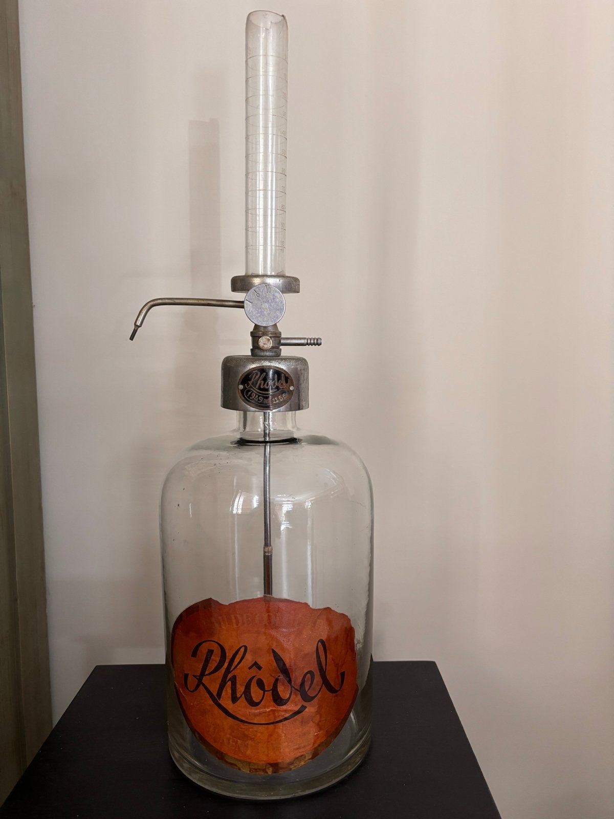 Antieke Rhôdel Eau de Cologne Dispenser - Vintage Glas, Antiek en Kunst, Ophalen
