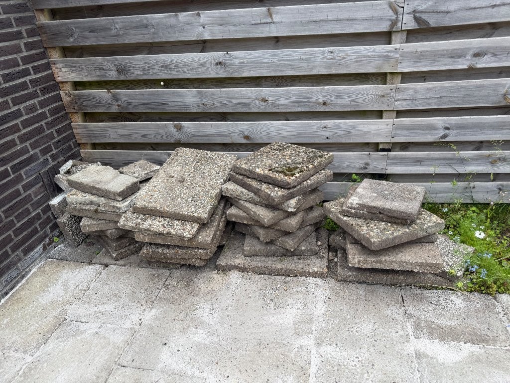 Grindtegels, Tuin en Terras, Ophalen, Gebruikt, Minder dan 5 m², Beton