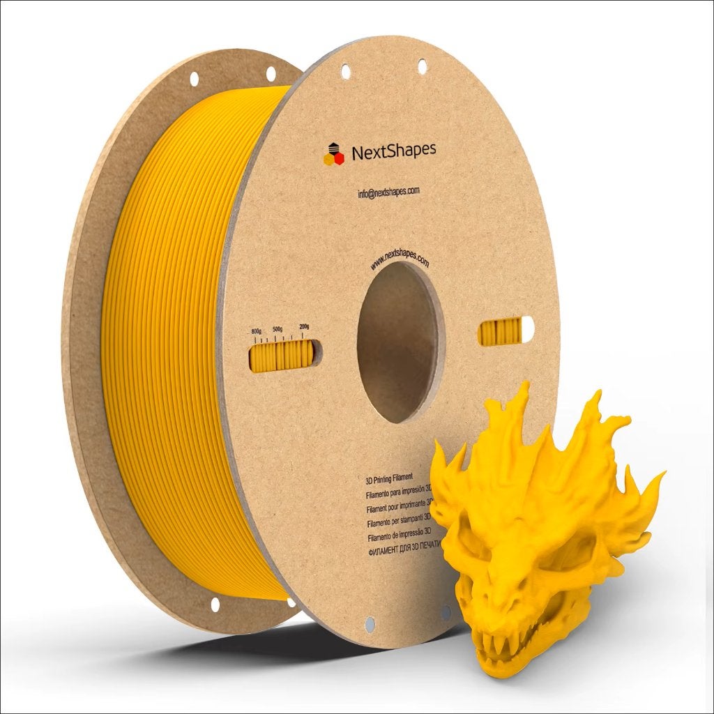 NextShapes Warm Yellow PLA Filament 1.75mm, Computers en Software, 3D-printerbenodigheden, Nieuw, Filamentrollen, Ophalen