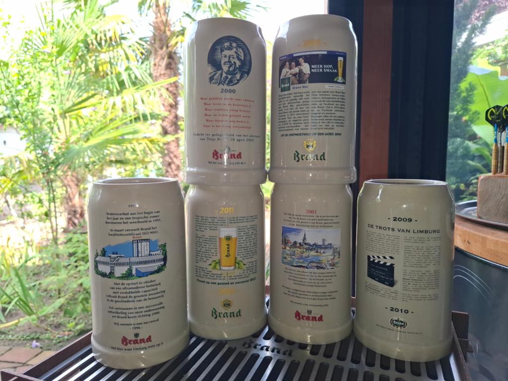 6 Brand Bier pullen jaarpullen., Ophalen of Verzenden, Nieuw, Brand