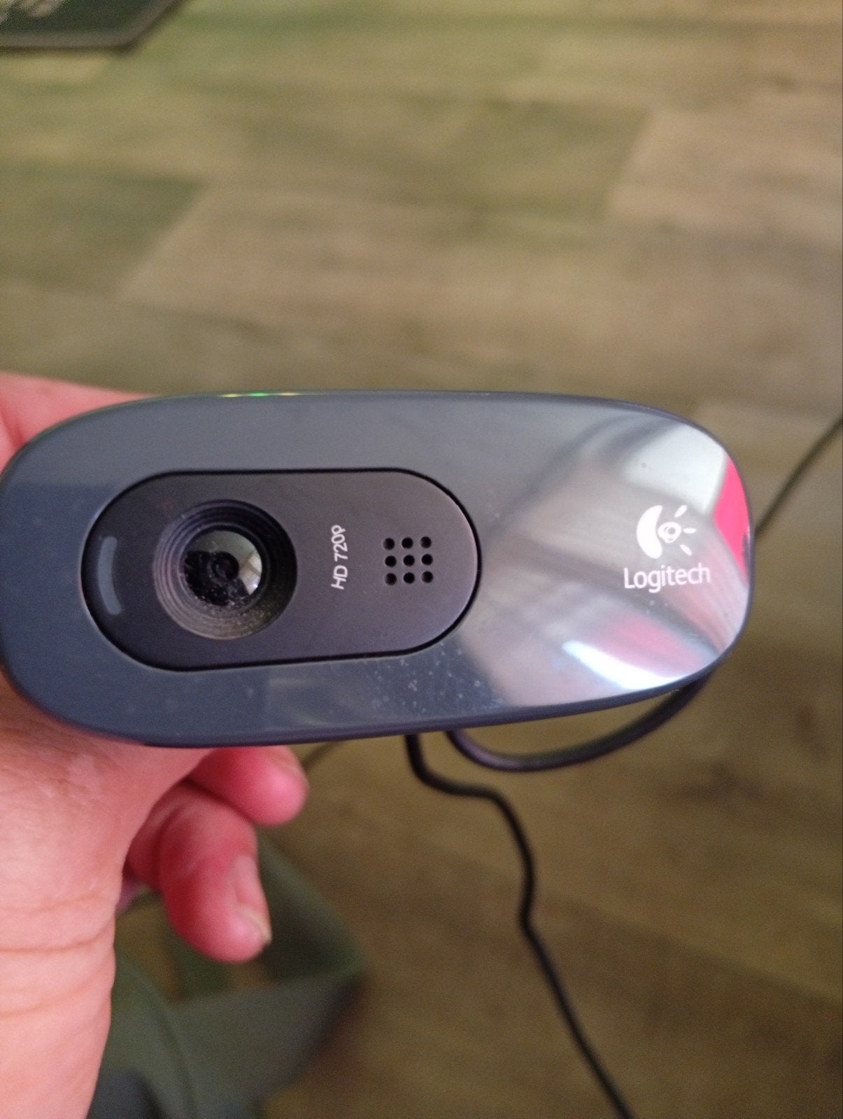 Logitech HD 720p Webcam, Computers en Software, Webcams, Gebruikt, Logitech, Ophalen of Verzenden, Monitorclip