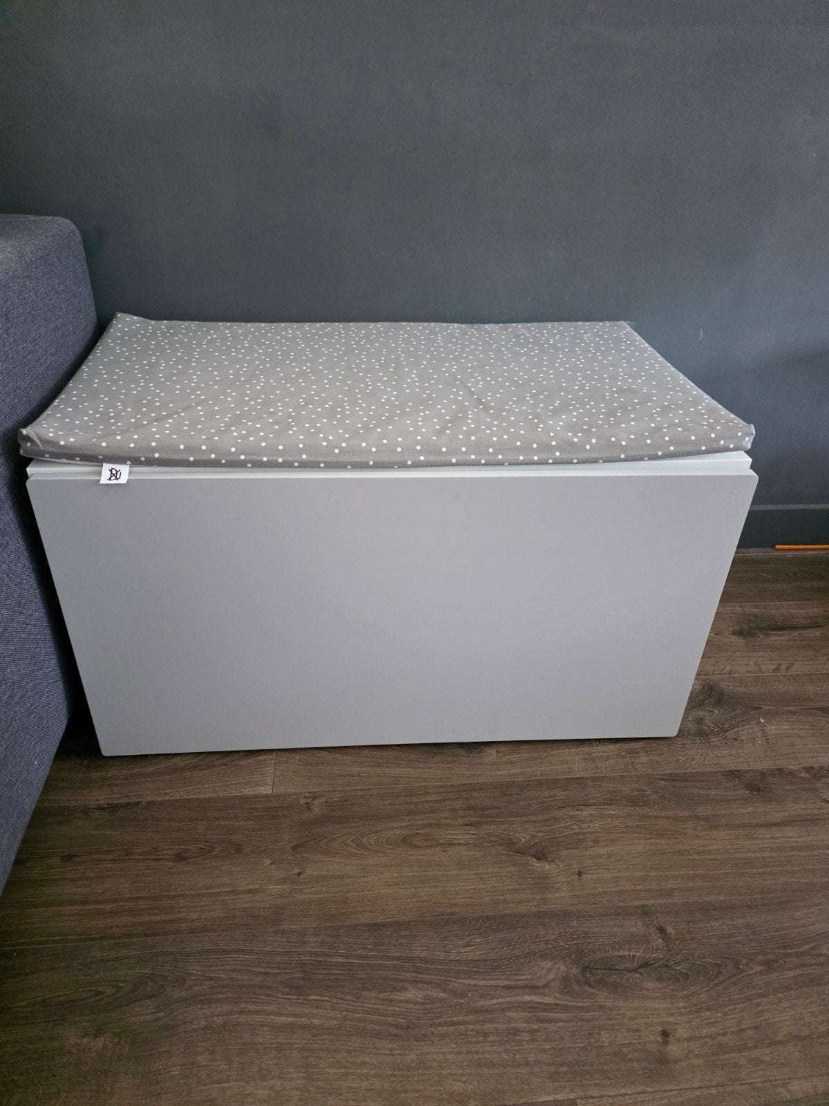 IKEA Småstad bank met opbergruimte en kussen, Ophalen, Gebruikt, Tafel(s) en Stoel(en)