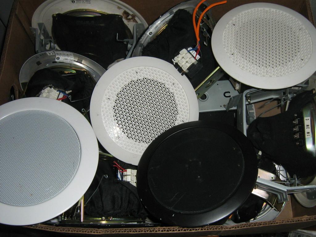 15x diverse inbouwspeakers, Ophalen, Gebruikt, Overige typen, Overige merken