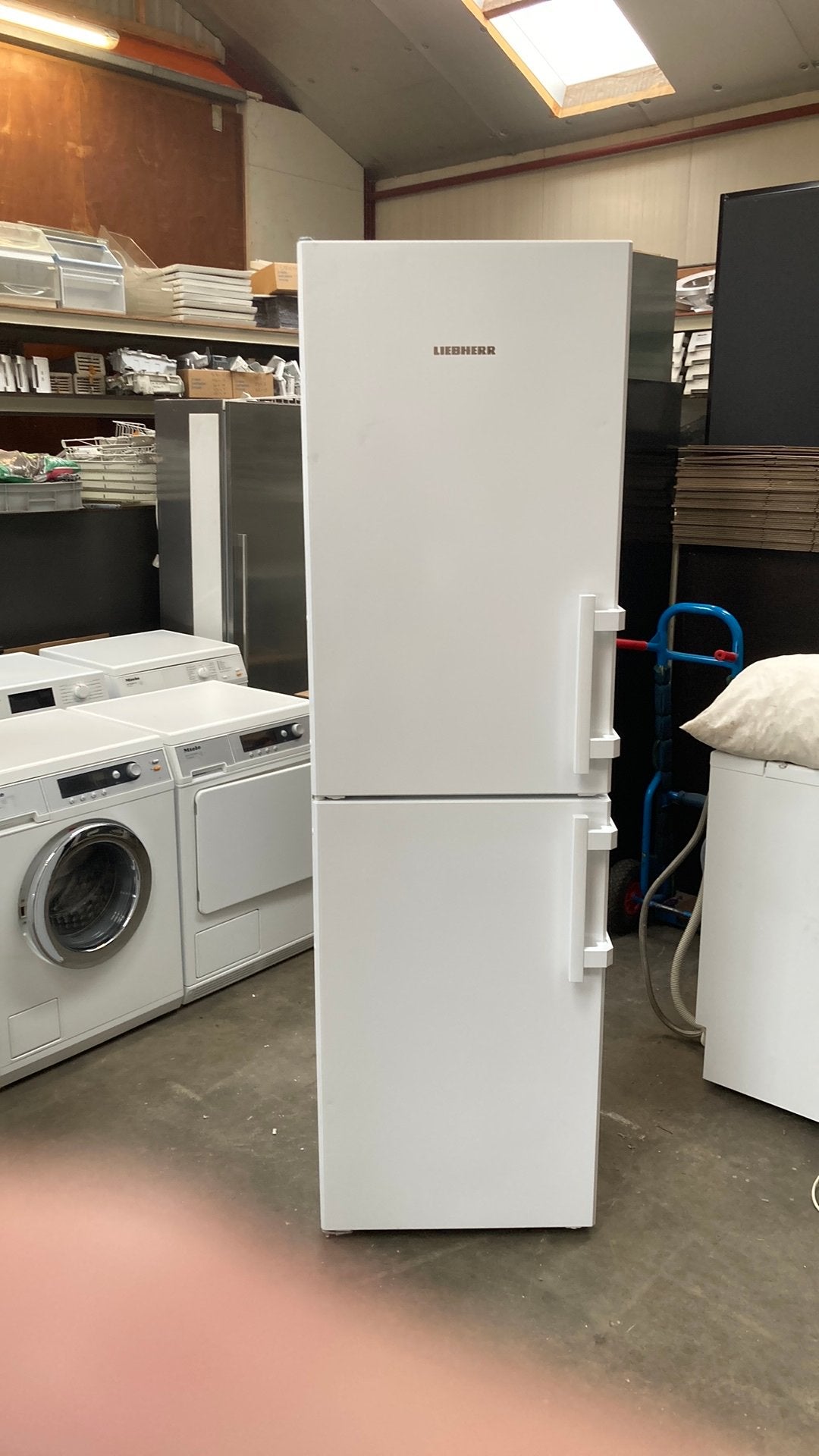 Liebherr koelvriescombinatie nofrost, Ophalen, 200 liter of meer, 60 cm of meer, Met aparte vriezer