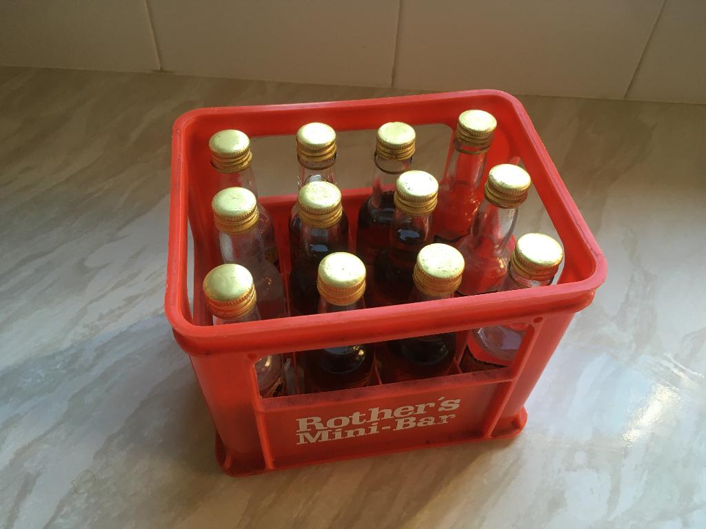 minibar flesjes 12 stuks rother's mini bar, Ophalen of Verzenden, Gebruikt, Overige typen