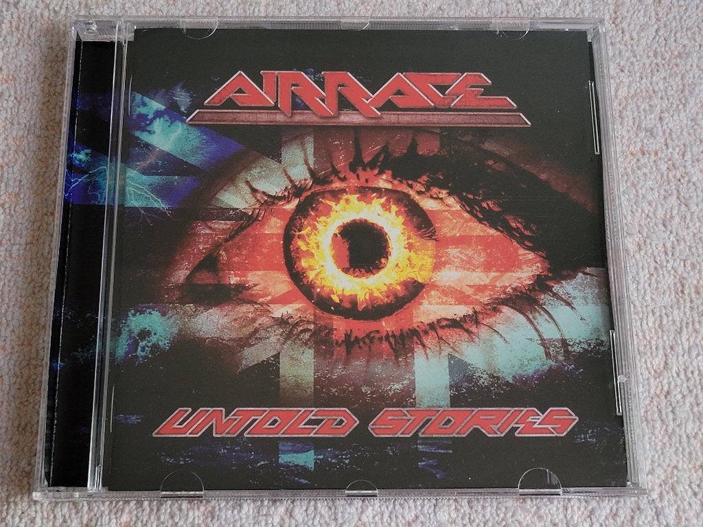 AIRRACE - Untold Stories CD (HARD-ROCK) ZGAN, Ophalen of Verzenden, Zo goed als nieuw, Hardrock, Album