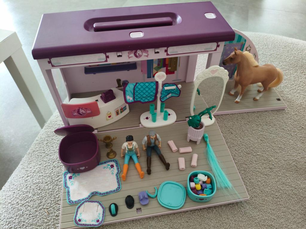 Schleich 42587 Compleet! Pop-up boetiek, Ophalen of Verzenden, Zo goed als nieuw
