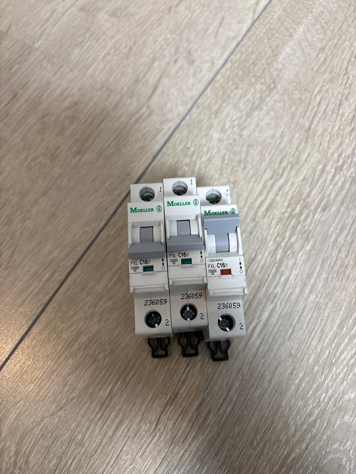 Moeller PXL-C16/1 1Polig automaat (3 stuks), Ophalen of Verzenden, Gebruikt, Schakelaar