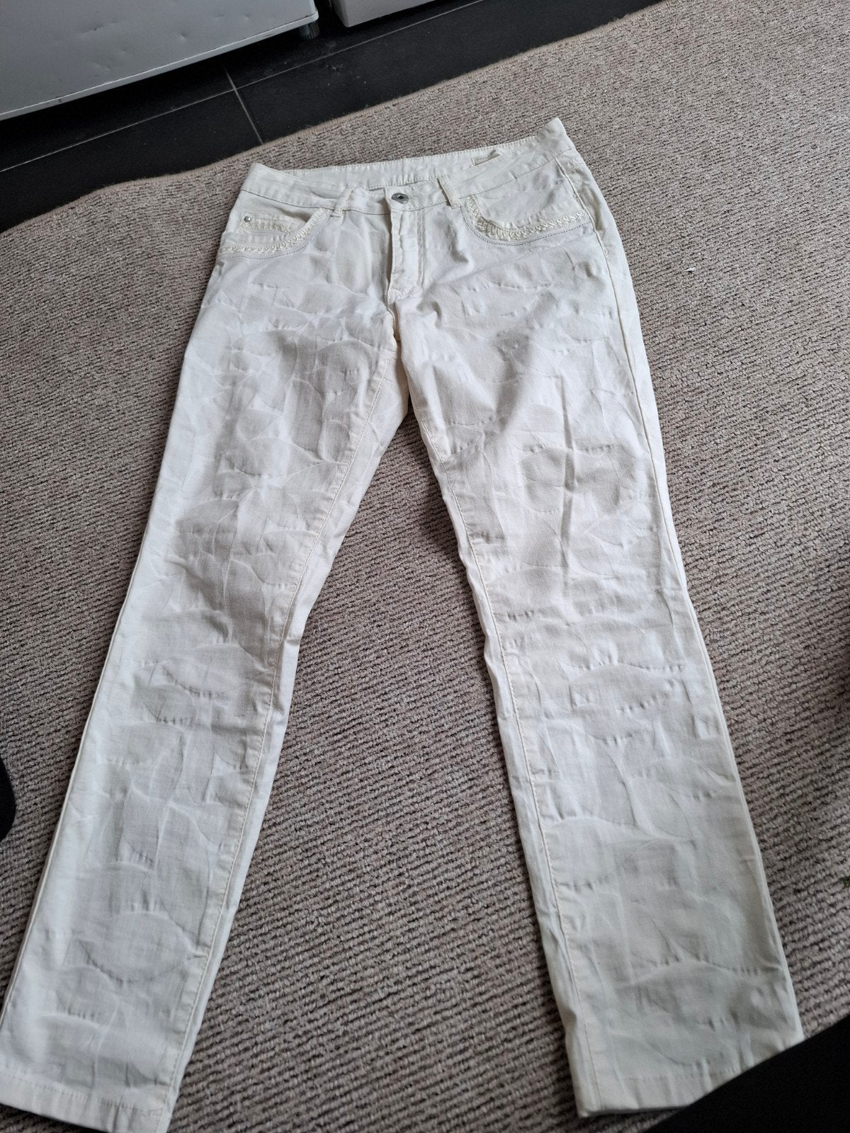 Para Mi pantalon maat 38 katoen, Kleding | Dames, Maat 38/40 (M), Para Mi, Wit, Ophalen of Verzenden