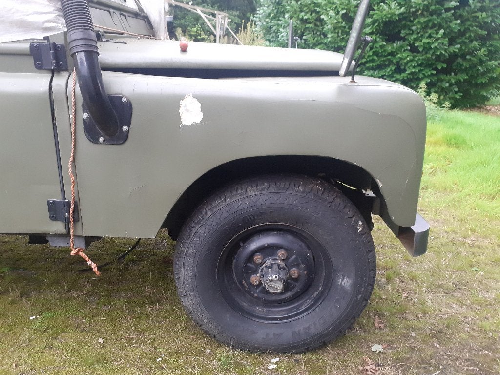 landrover santana 109 frontwings spatborden, gezocht, Links, Ophalen of Verzenden, Spatbord, Gebruikt