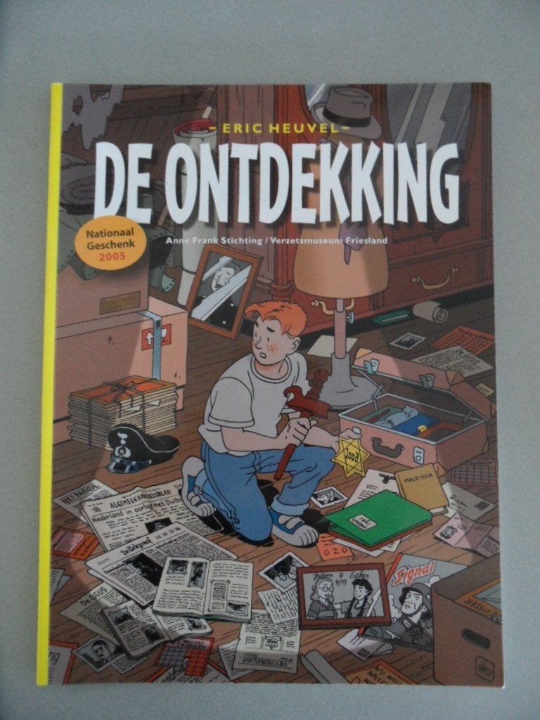 De Ontdekking. Anne Frank Stichting Verzetsmuseum Friesland., Eén stripboek, Ophalen of Verzenden, Gelezen