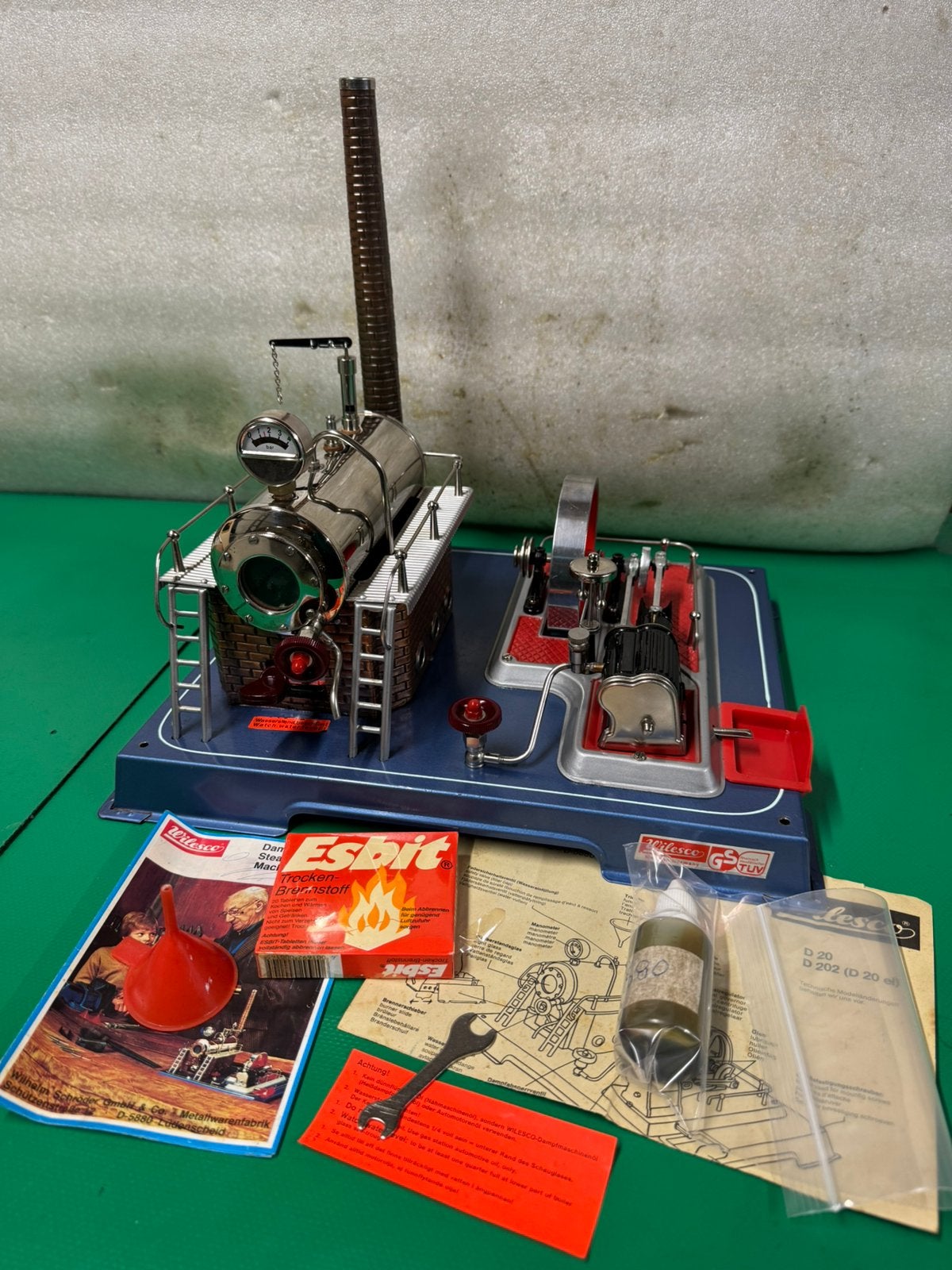 Stoommachine Wilesco D20, Ophalen of Verzenden, Zo goed als nieuw, Groter dan 1:32