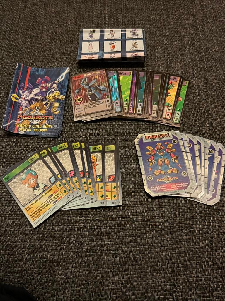 Medabots TCG Kaarten trading card game set holo, Hobby en Vrije tijd, Ophalen of Verzenden, Gebruikt, Meerdere kaarten, Foil