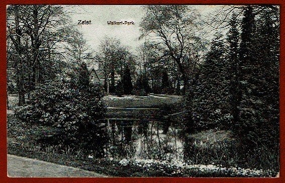 Zeist - Walkart-Park - 1921 (pst.st. Zeist 20.IX.1921), Ophalen of Verzenden, 1920 tot 1940, Gelopen, Utrecht