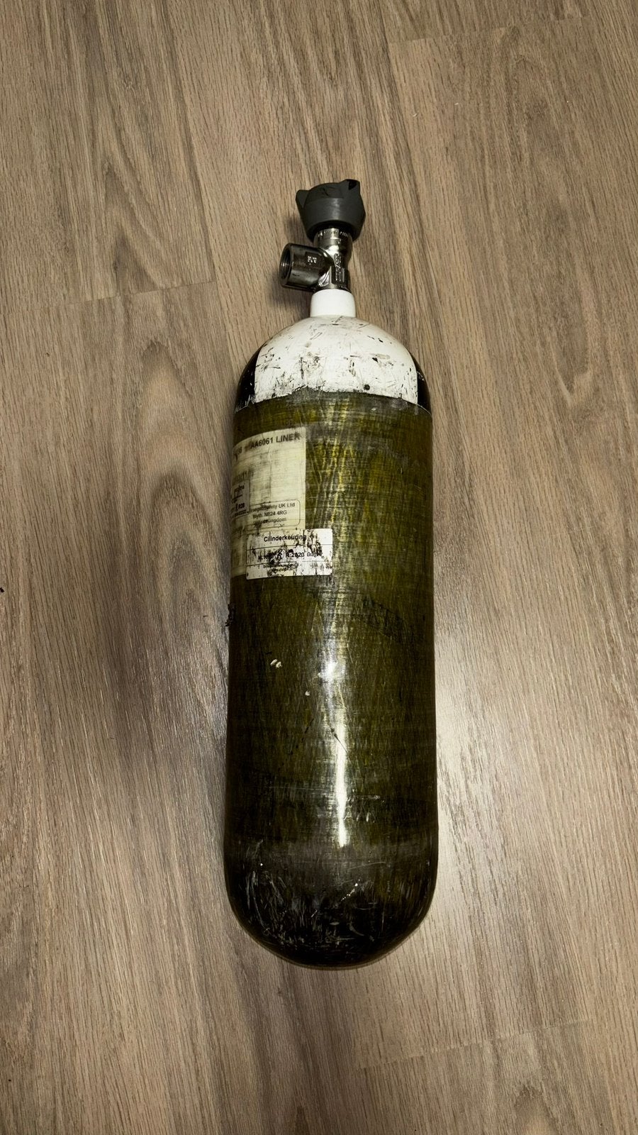 Vulfles PCP Luchtbuks - 6L Carbon - 300 bar - Gekeurd!, Sport en Fitness, Ophalen of Verzenden, Zo goed als nieuw