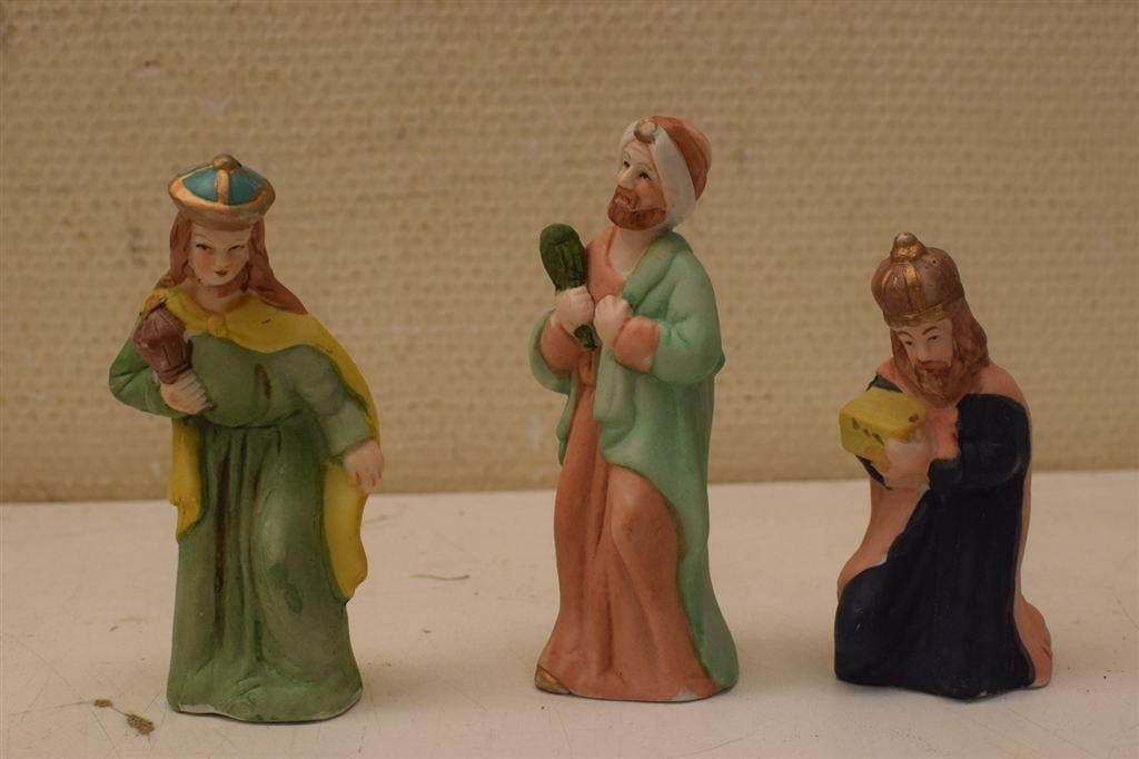 Set van 11 Kerstfiguren 44061, Ophalen of Verzenden, Gebruikt