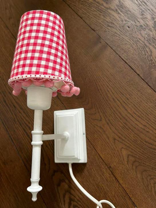 Wandlampje mat wit, Ophalen of Verzenden, Gebruikt