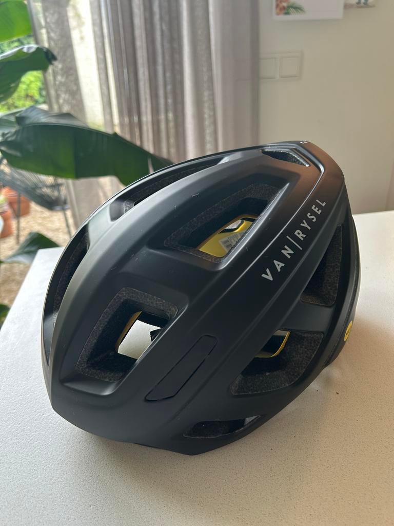 Van Rysel Fietshelm ROADR 500 Mips zwart, Ophalen of Verzenden, Zo goed als nieuw, L, Heer of Dame